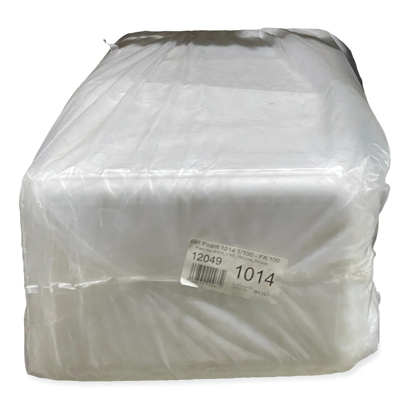 GEN Meat Trays, 13.81 x 9.25 x 2.7, White, 100/Carton