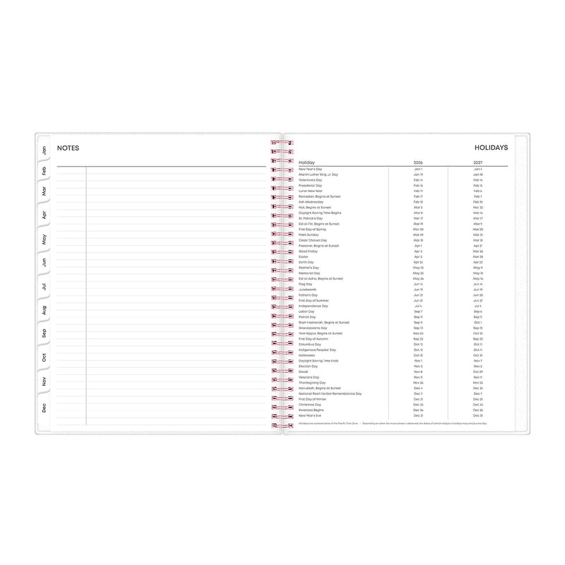 2026 Blue Sky Joselyn 8.5" x 11" Calendar Year Weekly & Monthly Planner, Plastic Cover, Multicolored (110394-26)
