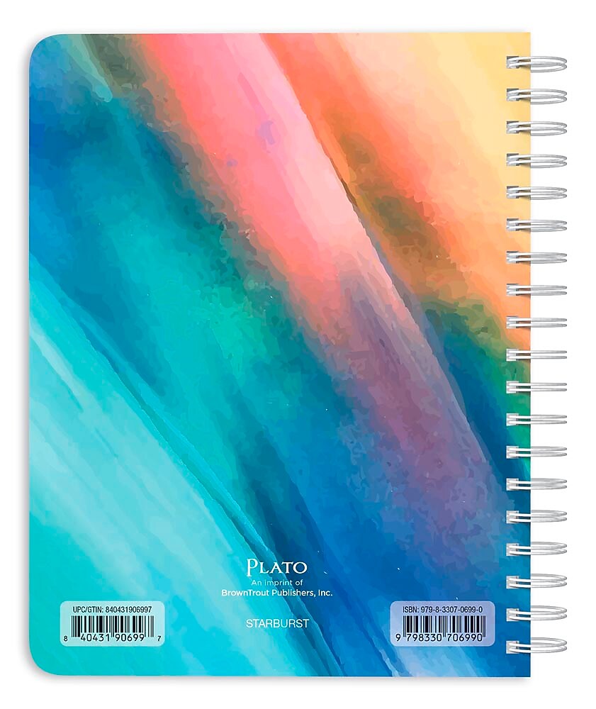 2025-2026 Plato Starburst 6" x 7.75" Academic Year Weekly Planner, Multicolored (9798330706990)