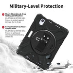 CODi Rugged Polycarbonate/Silicone 8.3" Case for iPad Mini (6th Gen/A17 Pro), Black (C30705064)