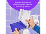Swiffer PowerMop Multi-Surface Mopping Pad, White/Purple, 11/Pack (12868)