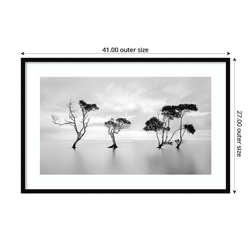 Amanti Art Waving Trees by Steven Fudge Wood Framed Wall Art Print, 41" x 27" (A42675533675)
