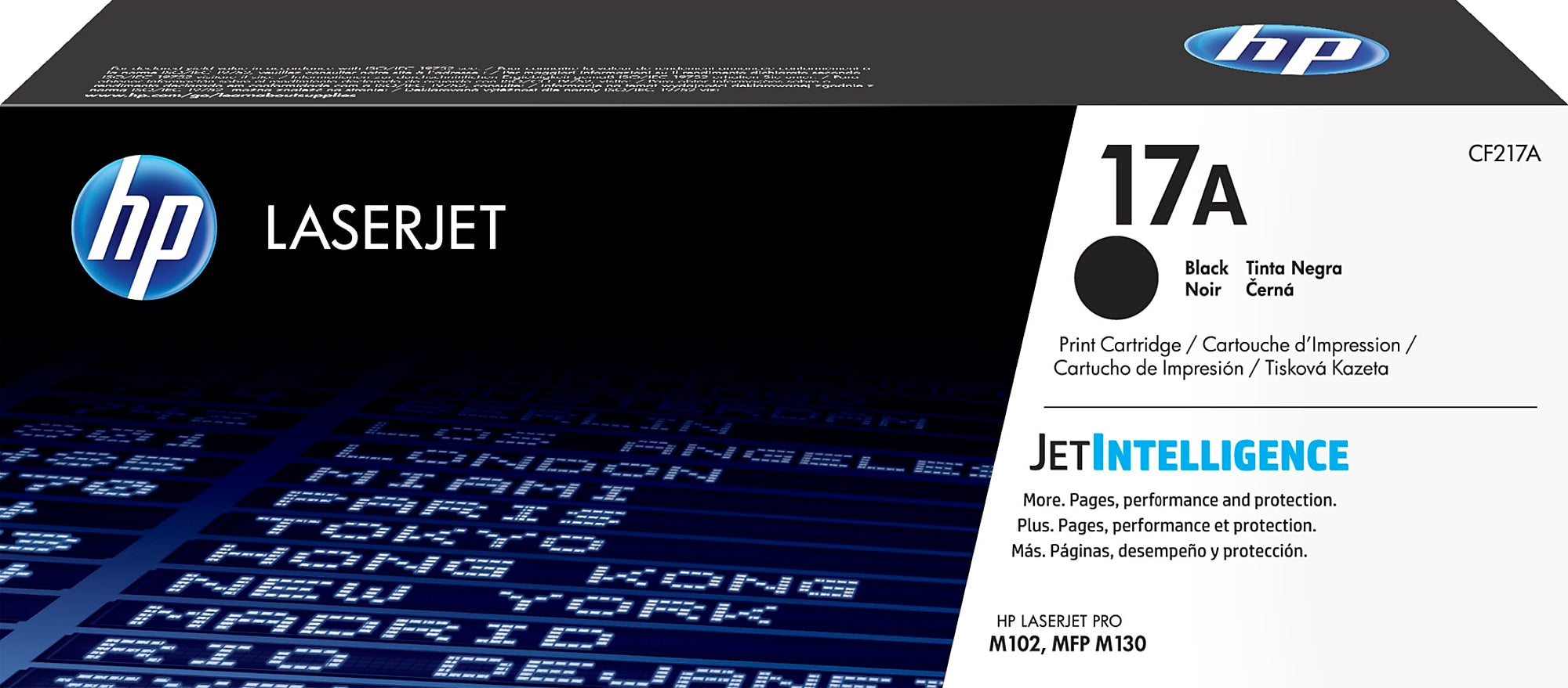 HP 17A Black Standard Yield Toner Cartridge, Prints Up to 1,600 pages (CF217A)