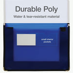 Pendaflex UltraColor Poly Expanding Wallet with Elastic Closure, Letter, Blue (84041BL)