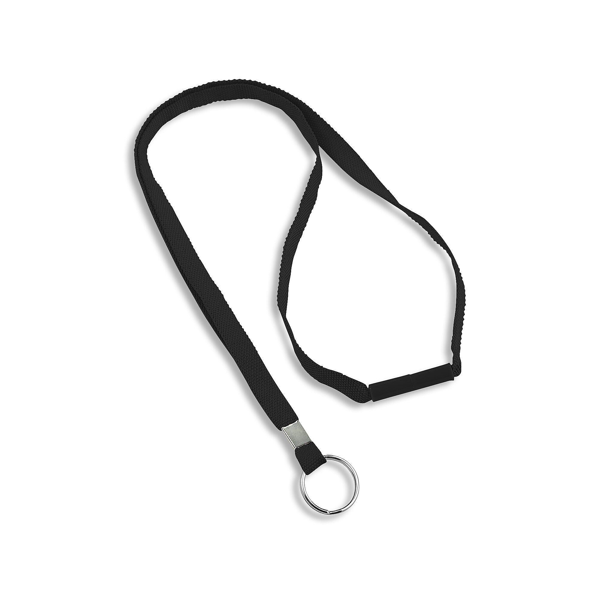 IDville Lanyards, Black, 25/Pack (1343500BKR31)