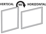 Azar Dry-Erase Whiteboard, Aluminum Frame, 24" x 18" (300228)