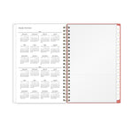 2025-2026 Blue Sky Sincerely Jules Rosie 5" x 8" Academic Weekly & Monthly Planner, Plastic Cover, Multicolored (155340)