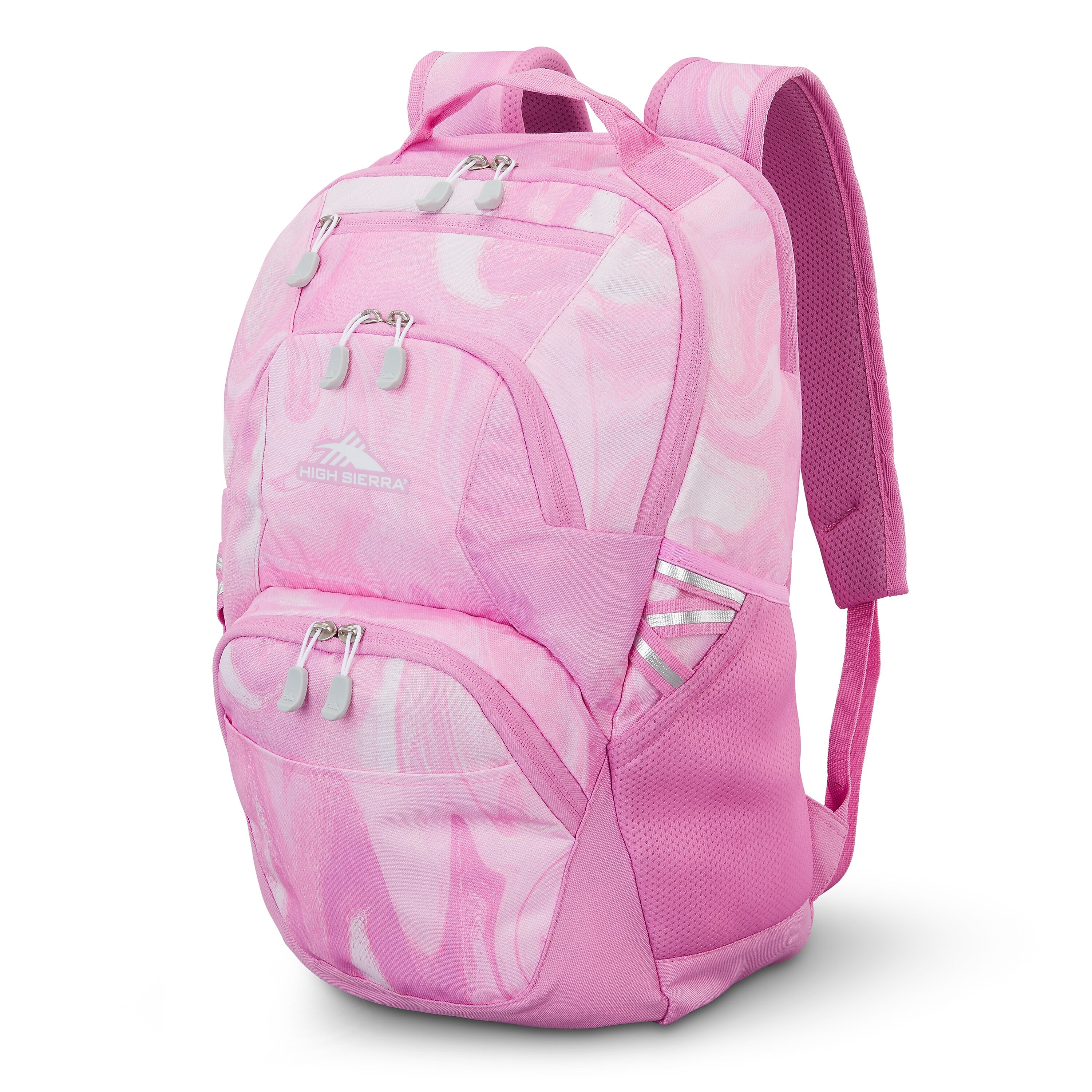 High Sierra Swoop SG Backpack, Medium, Pink Marble Swirl (130360-A633)