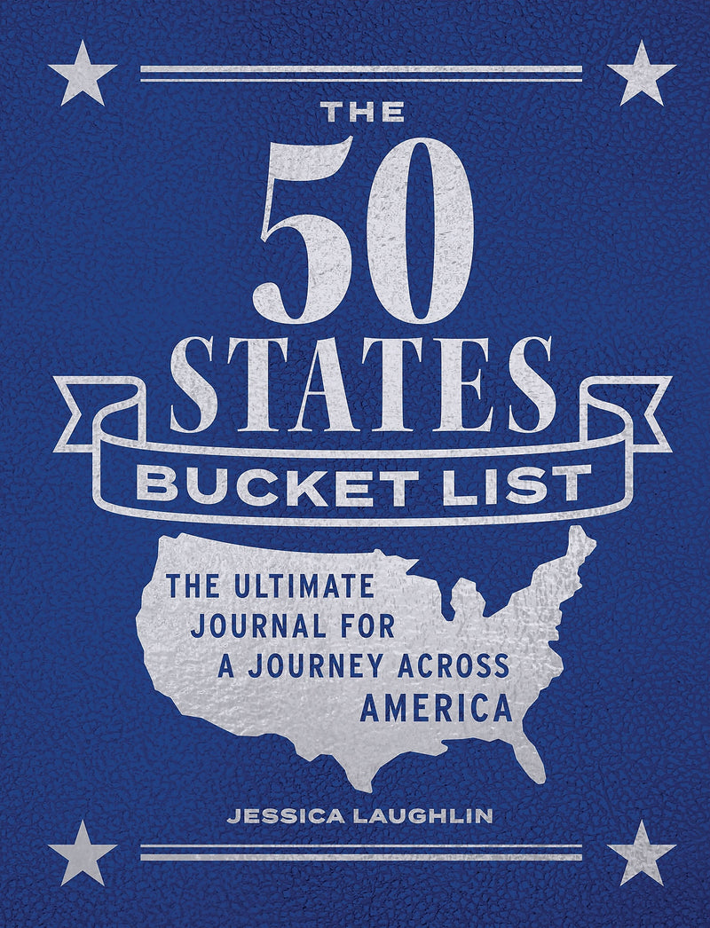 Quarto The 50 States Bucket List Guided Journal, 6.6" x 8.65", Blue, 176 Pages (9780760388495)