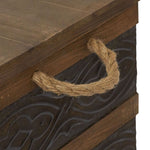 Household Essentials Decorative Wood Chest (9547-1)