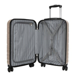 Skyway Luggage Epic 2.0 20" Hardside Carry-On Suitcase, 8-Wheeled Spinner, Bone (780-20"257-4WB)