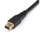 StarTech 3.3' 8K Mini DisplayPort to DisplayPort 1.4 Cable, Male to Male, Black (DP14MDPMM1MB)