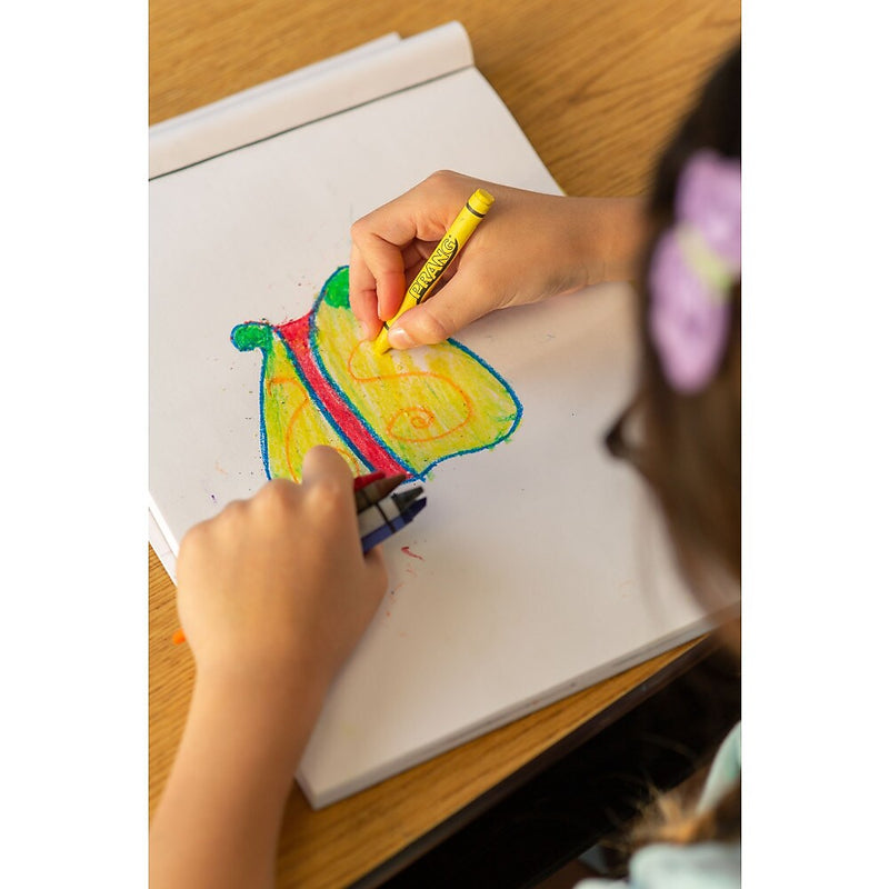 Prang Master Pack Standard Crayons, 8 Colors, 800/Carton (32350)