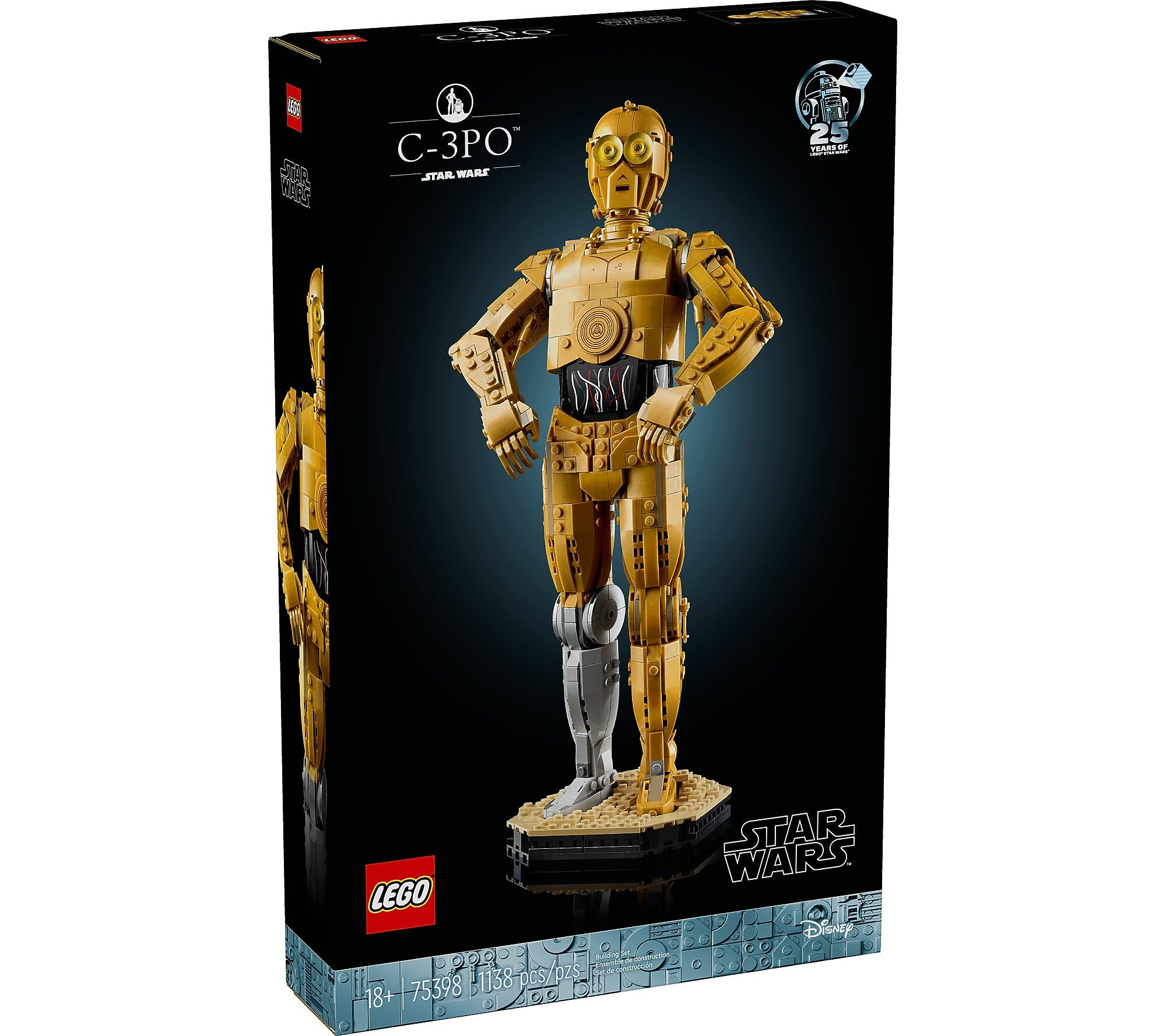 LEGO Star Wars C-3PO, 1138 Pieces (75398)