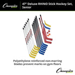 Champion Sports Rhino Stick Senior Hockey Set (HS47SET)
