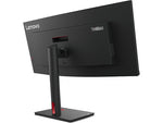 Lenovo ThinkVision T34w-30 34" Curved 60Hz LED Monitor, Raven Black (63D4GAR1US)