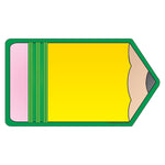 Creative Shapes Pencil Memo Pad, Multicolored, 6/Bundle (SE-83-6)