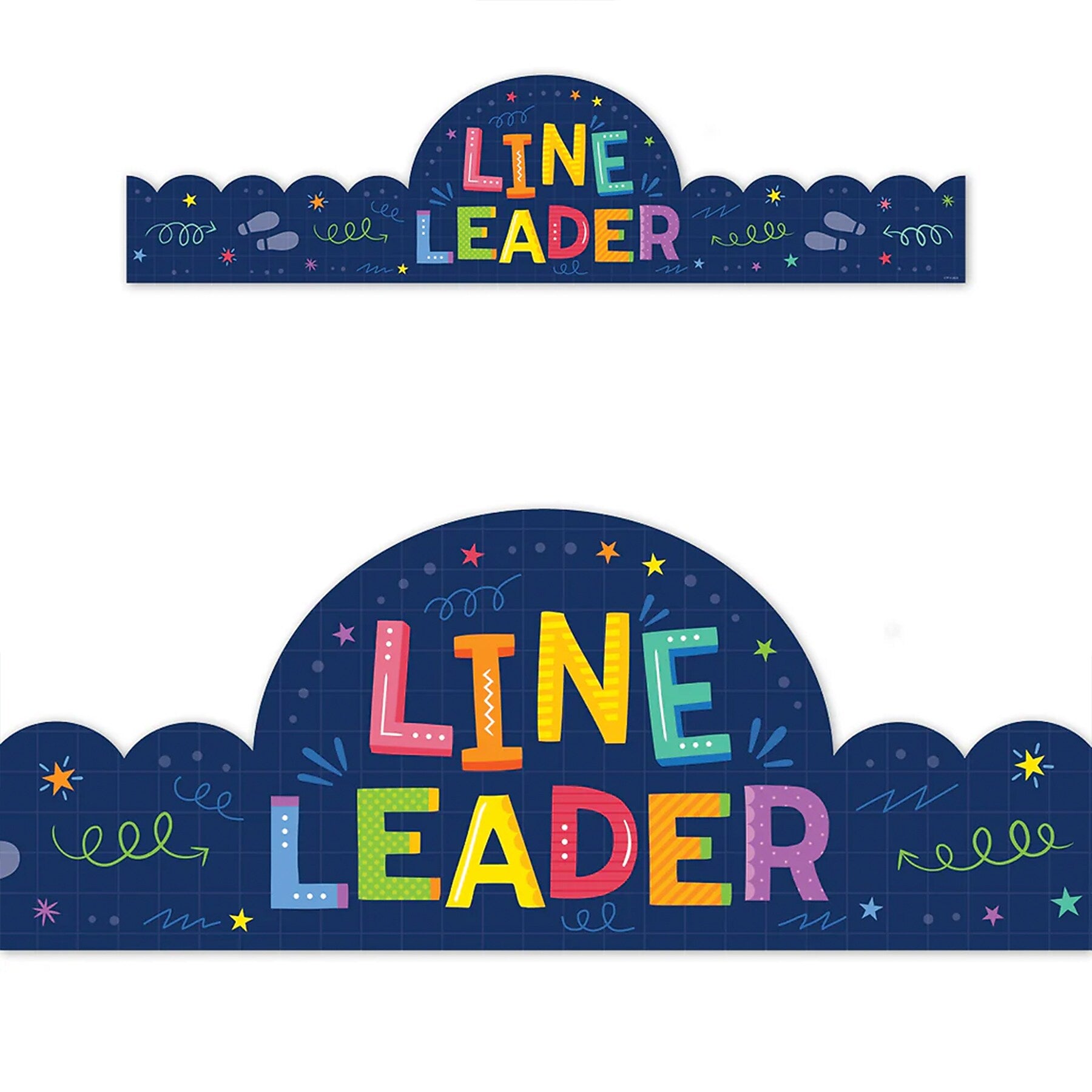 Creative Teaching Press Core Decor Line Leader Crowns, 24" x 6", 30/Pack (CTP11017)