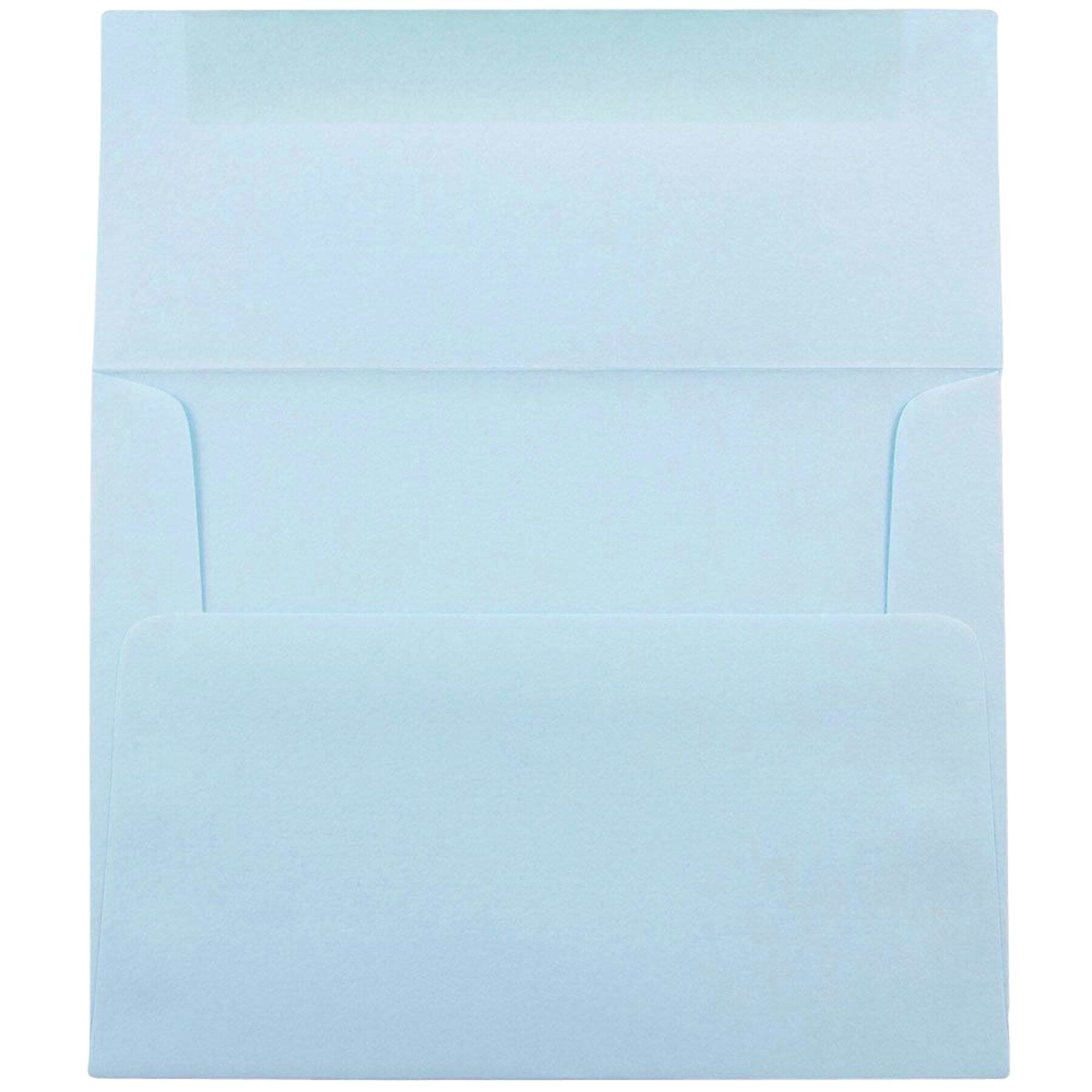 JAM Paper A7 Invitation Envelope 5 1/4" x 7 1/4", Baby Blue, 100/Pack (155628d)