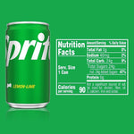 Sprite Lemon-Lime Mini Soda, 7.5 oz., 24 Can/Carton (00049000061062)