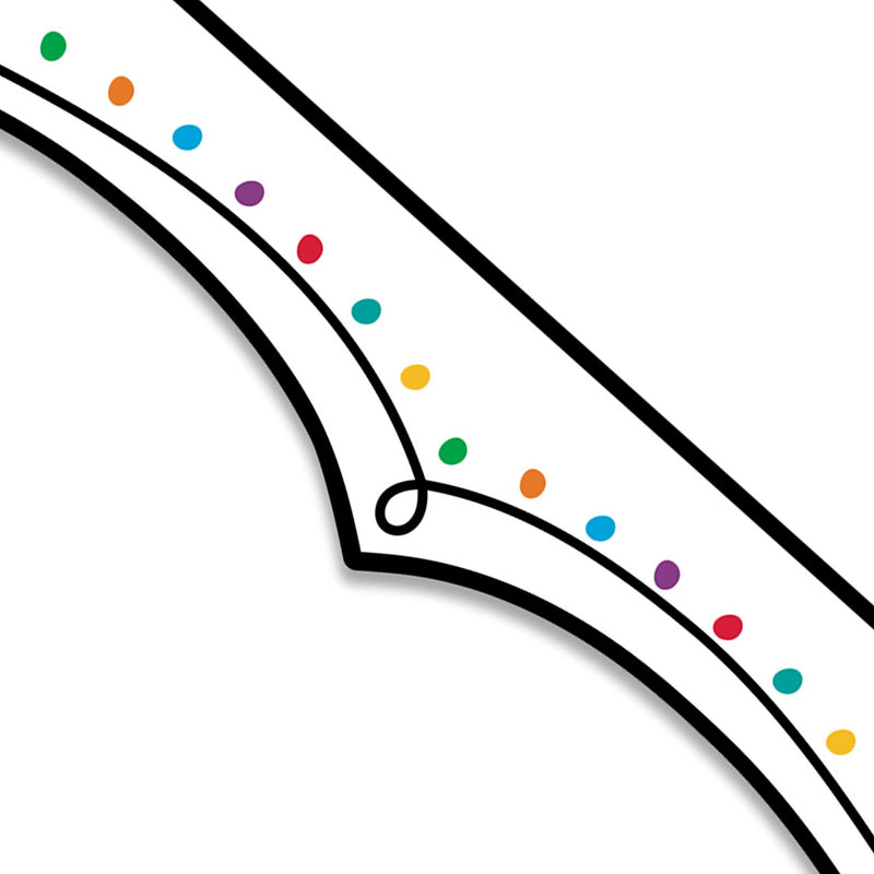 Creative Teaching Press EZ Border, 2.75" x 3" x 2', Color Dotted Swirl, 24/Pack, 3 Packs/Bundle (CTP10484-3)