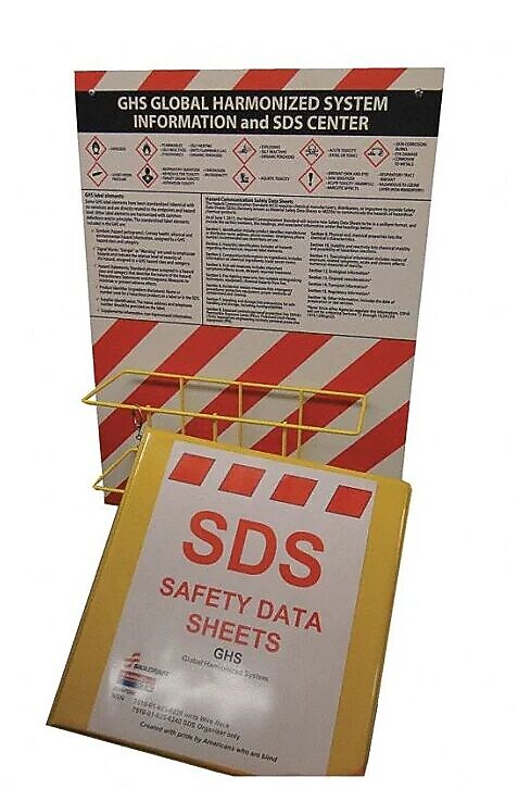 AbilityOne GHS and SDS Information Kit, Mountable Board EA (NSN6236238)