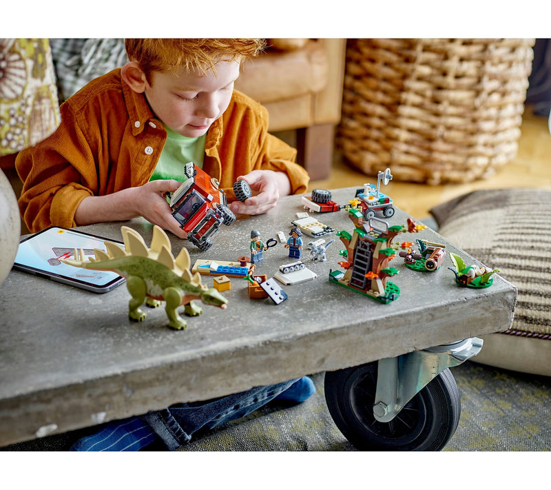 LEGO Jurassic World Dinosaur Missions: Stegosaurus Discovery, 420 Pieces (76965)
