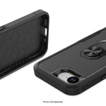 SaharaCase Raider Series Phone Case for iPhone 16e, Shock Absorbing, Scorpion Black (CP00816)