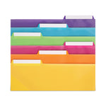 Smead™ Three-Ring Binder Poly Index Dividers with Pocket, 9.75 x 11.25, Assorted Colors, 30/Box