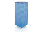 Azar 21" x 8" Pegboard 4-Sided Revolving Counter Display, Blue, Each (703385-BLU-4C24)