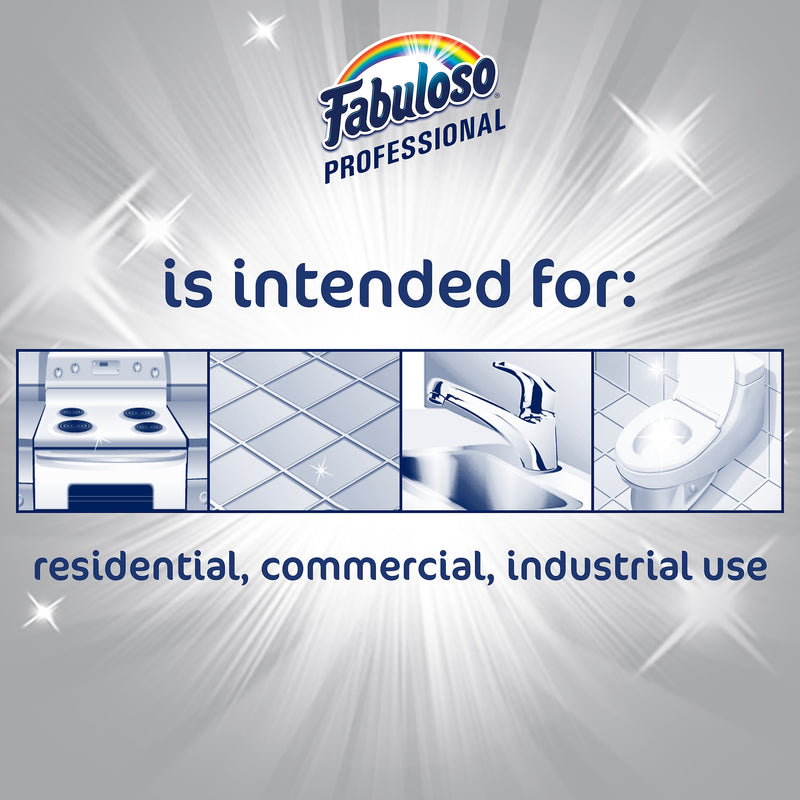 Fabuloso Professional All Purpose Cleaner & Degreaser, Ocean Scent, 1 Gal., 4/Carton (US05252A)