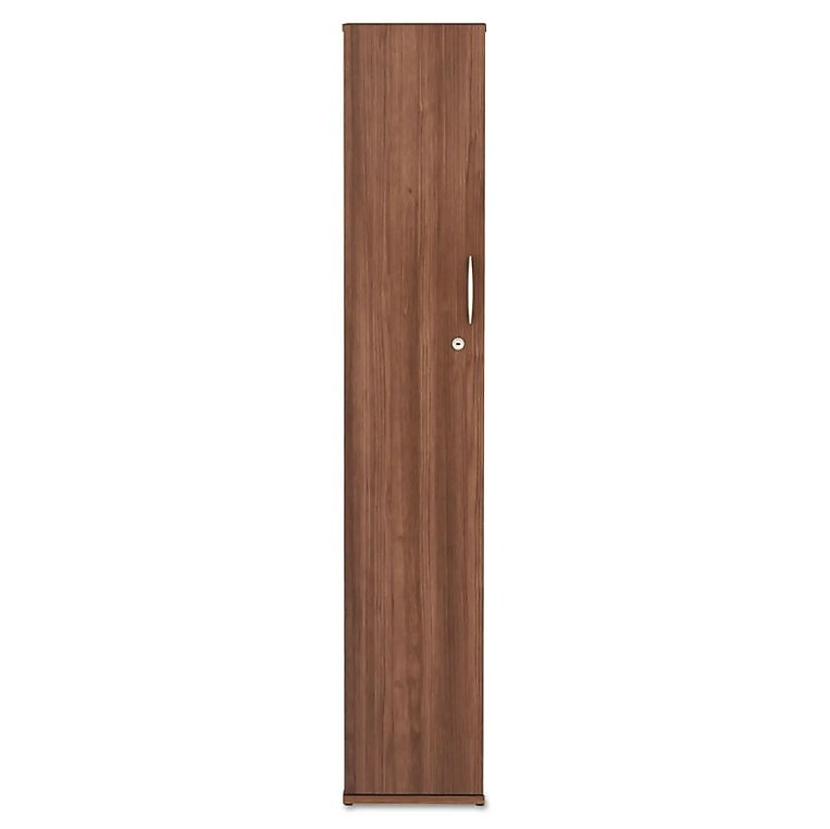 Alera® Valencia Series Wardrobe, 11 7/8w x 23 7/8d x 65h, Modern Walnut