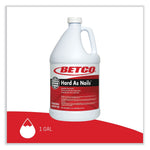 Betco Hard As Nails Floor Finish, 1 gal Bottle, 4/Carton