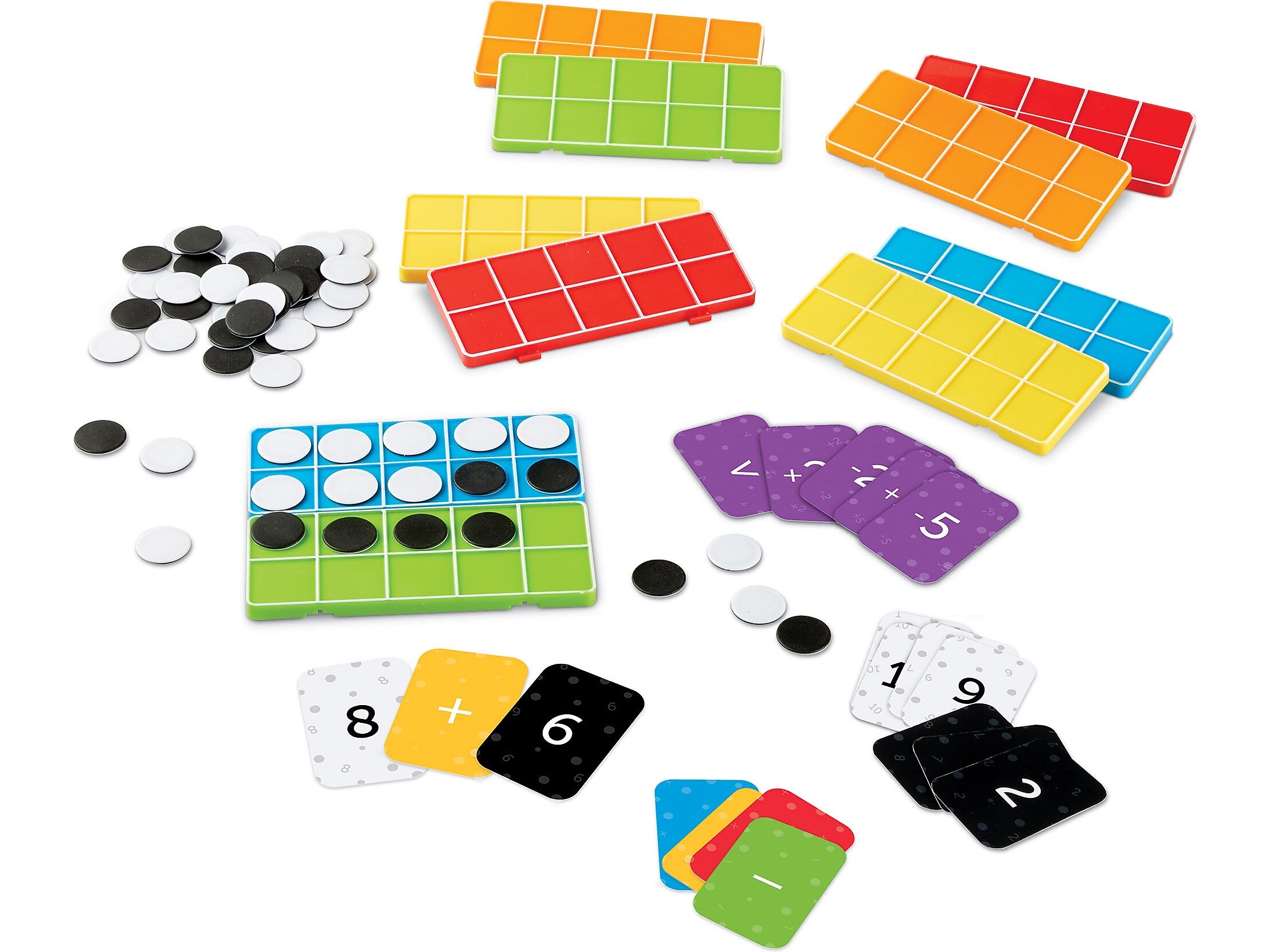 Learning Resources Rainbow Ten-Frames Classroom Set (LER6641)