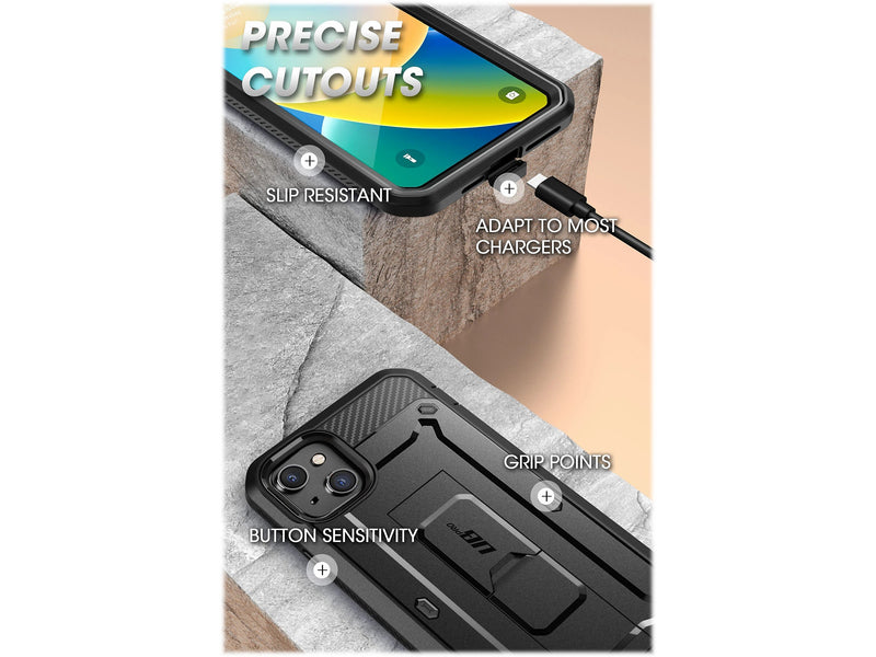SUPCASE Unicorn Beetle PRO Black Rugged Case for iPhone 14 Plus (SUP-iPhone2022-6.7-UBPro-SP-Black)