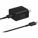 Samsung Super Fast Wall Charger With Cable, 25W , 3.28 ft., Black (EP-T2510XBEGUS)