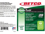Betco Green Earth Push Enzyme Multipurpose Cleaner Secondary Label, 4" x 6", Multicolor, 24 Labels/Pack (1339090)