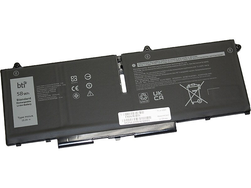 Battery Technology Li-Ion Replacement Battery for Dell Latitude 5330/5430, 3820mAh (FK0VR-BTI)