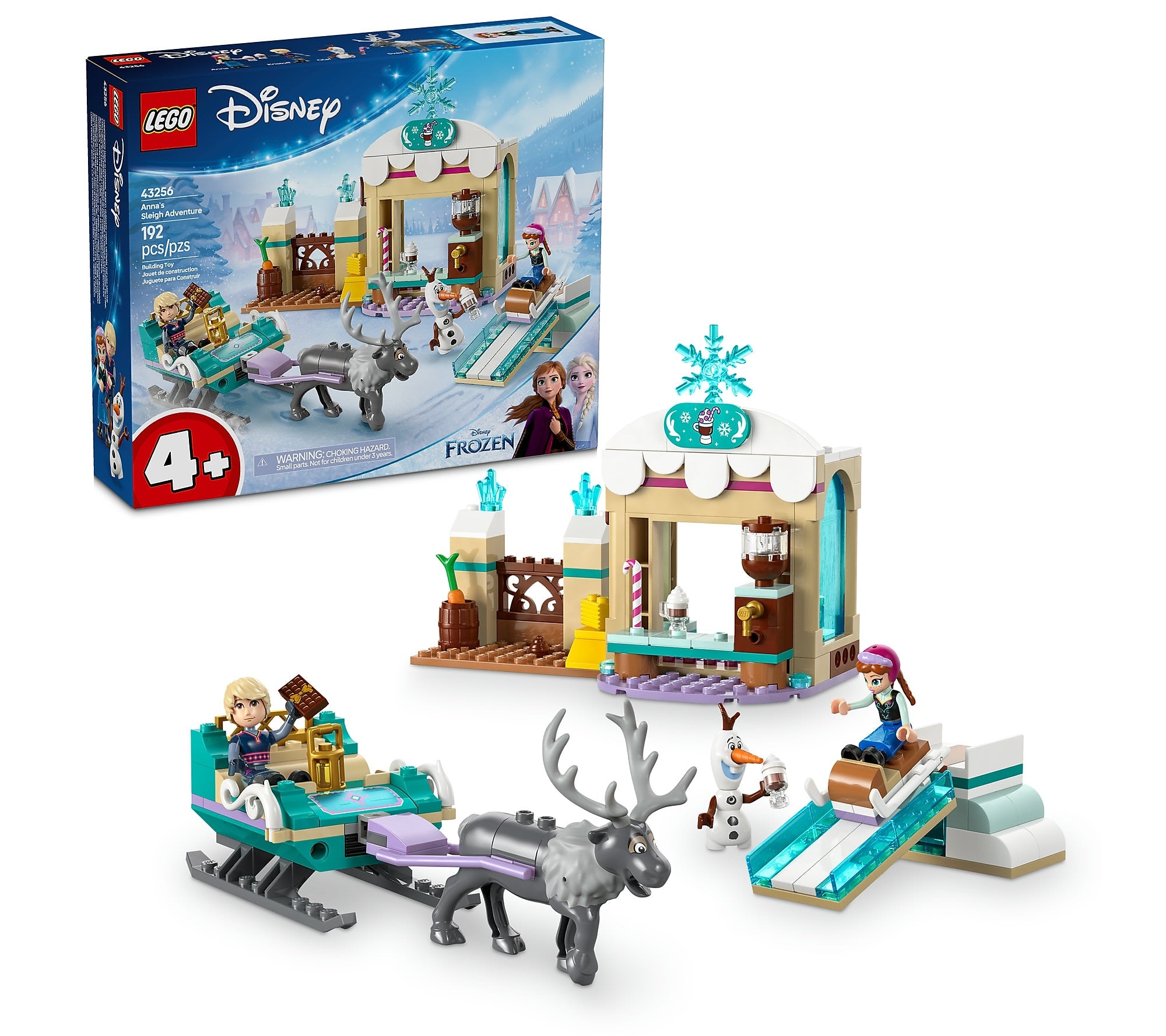LEGO Disney Princess Annas Sleigh Adventure, 192 Pieces (43256)