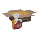 Brawny Professional H600 Synthetic Fiber Cleaning Wipers, 12.5" x 9.1", White, 200 Wipers/Box, 10/Carton (29316)