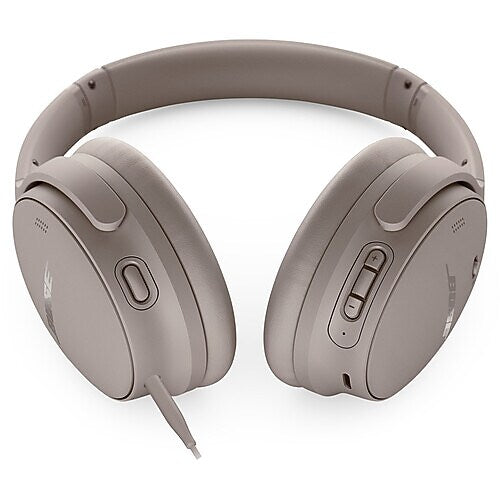 Bose QuietComfort Wireless Noise Canceling Over-Ear Headphones, Bluetooth, Sandstone (884367-1100)
