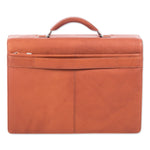 Swiss Mobility Milestone Briefcase, Holds Laptops 15.6", 5" x 5" x 12", Cognac (SWZ49545807SM)