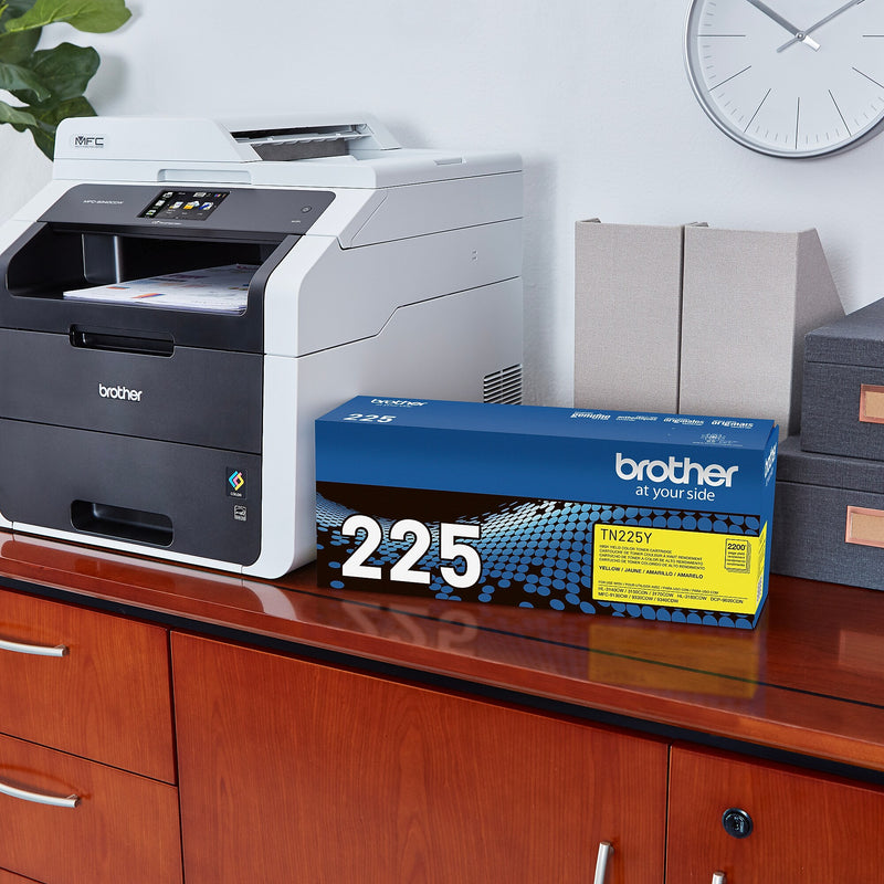 Brother TN-225 Yellow High Yield Toner Cartridge   (TN225Y)