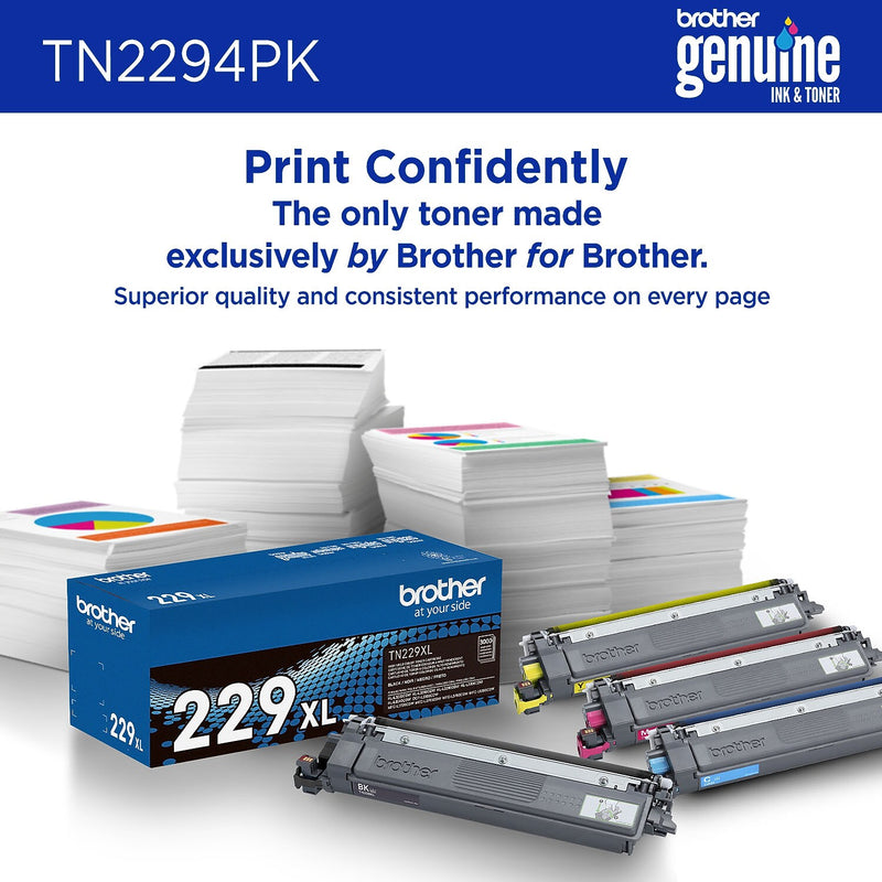 Brother TN2294PK Black/Magenta/Cyan/Yellow Standard Yield Toner Cartridges