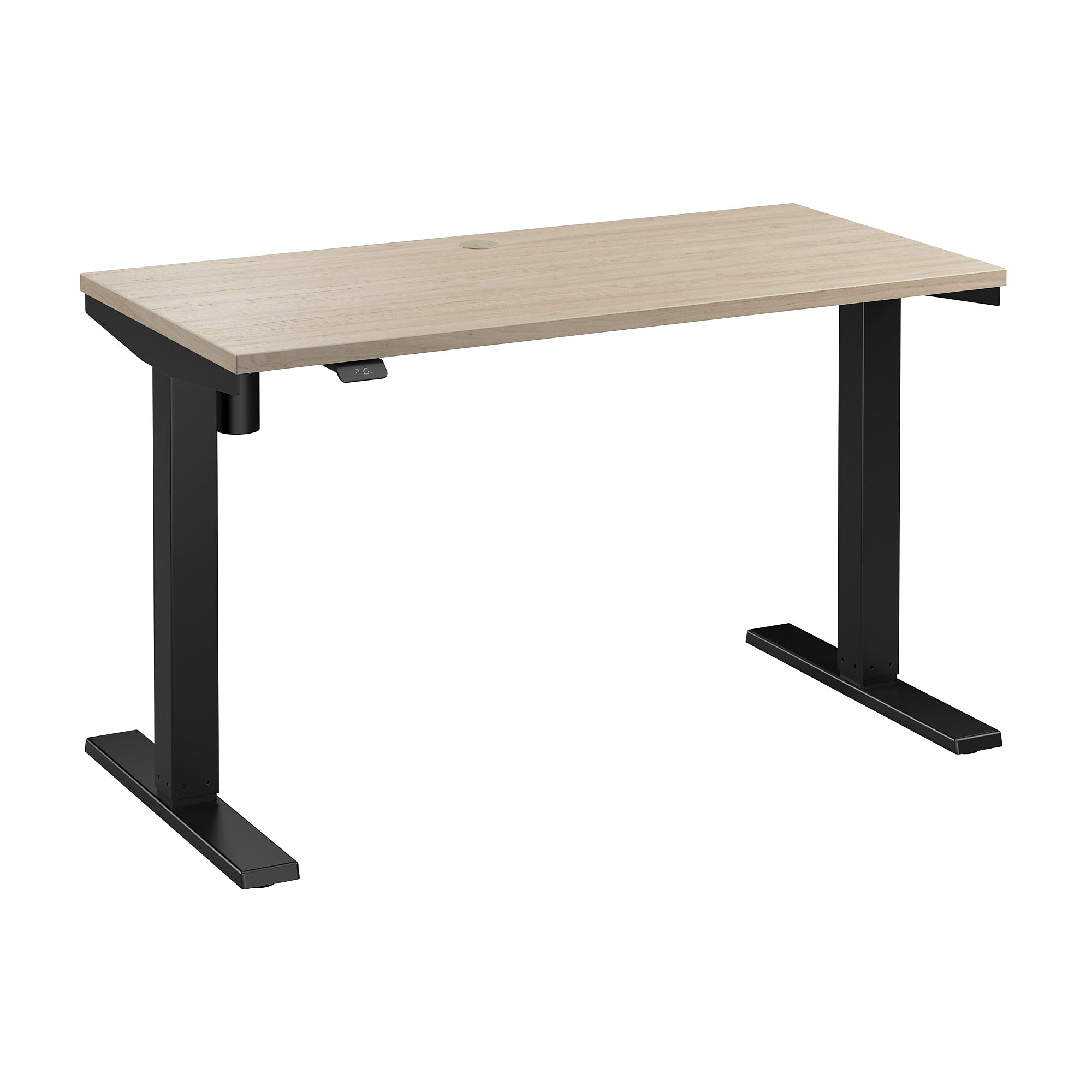Bush Business Furniture Move 40 Series 48"W Electric Adjustable Standing Desk, Natural Elm/Black Powder Coat (M4S4824NEBK)