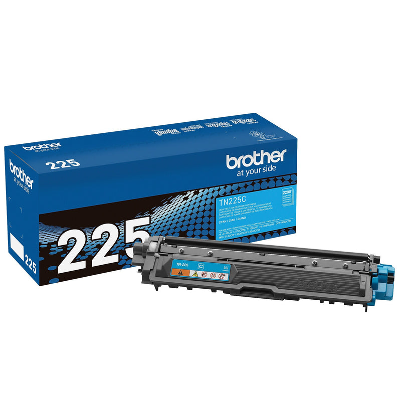 Brother TN-225 Cyan High Yield Toner Cartridge   (TN225C)