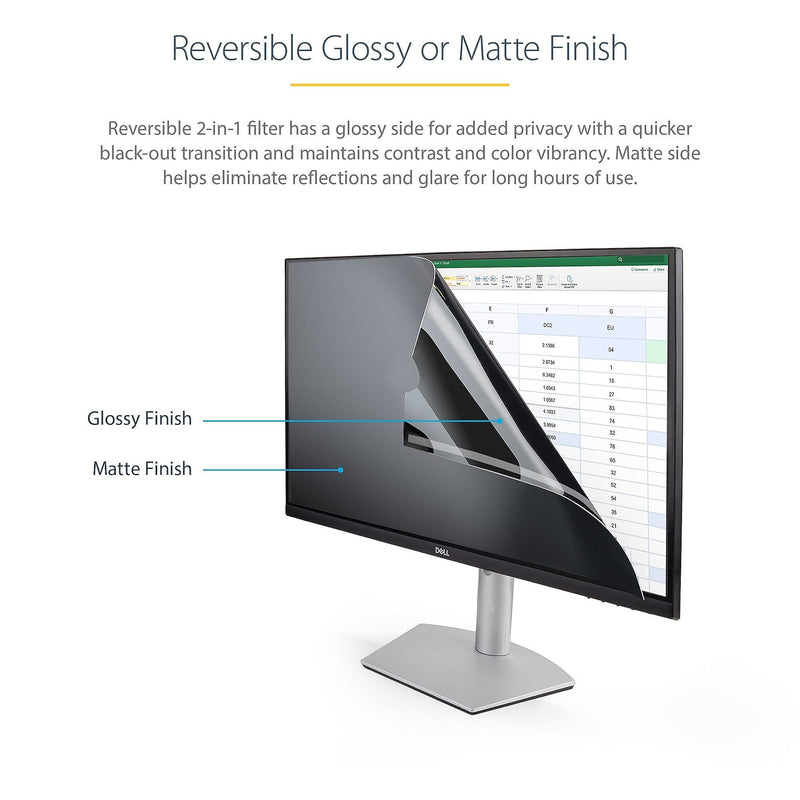 23.8in Monitor Privacy Screen, Anti-Glare Blue Light Filter, Screen Protector, Matte/Glossy, TAA Compliant