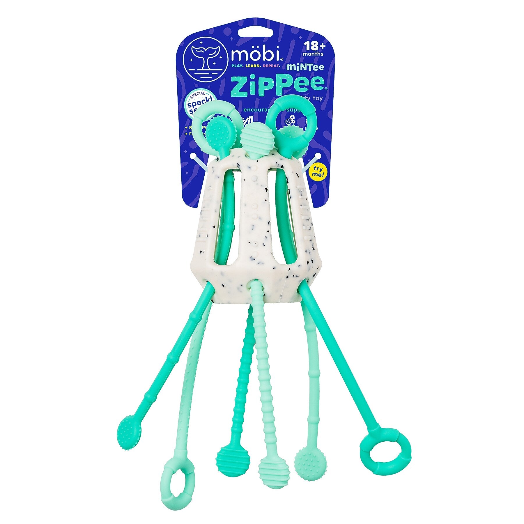 Mobi Mintee Zippee Activity Toy, Multicolored (MGMZIP2)