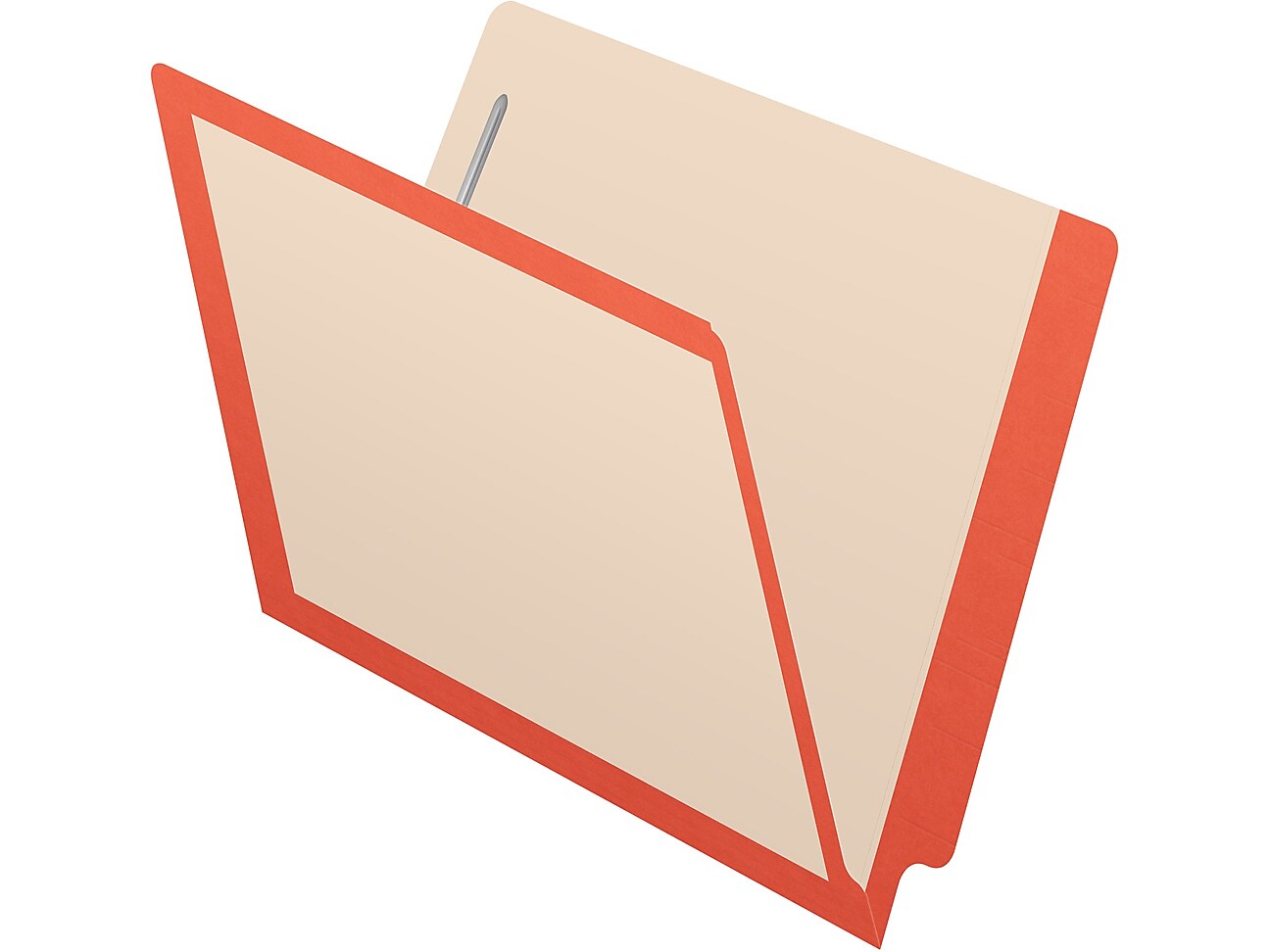 Medical Arts Press Reinforced End Tab File Folder, Straight-Cut, Letter Size, Manila/Orange, 50/Box (S-09473-ORG)