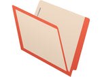 Medical Arts Press Reinforced End Tab File Folder, Straight-Cut, Letter Size, Manila/Orange, 50/Box (S-09473-ORG)